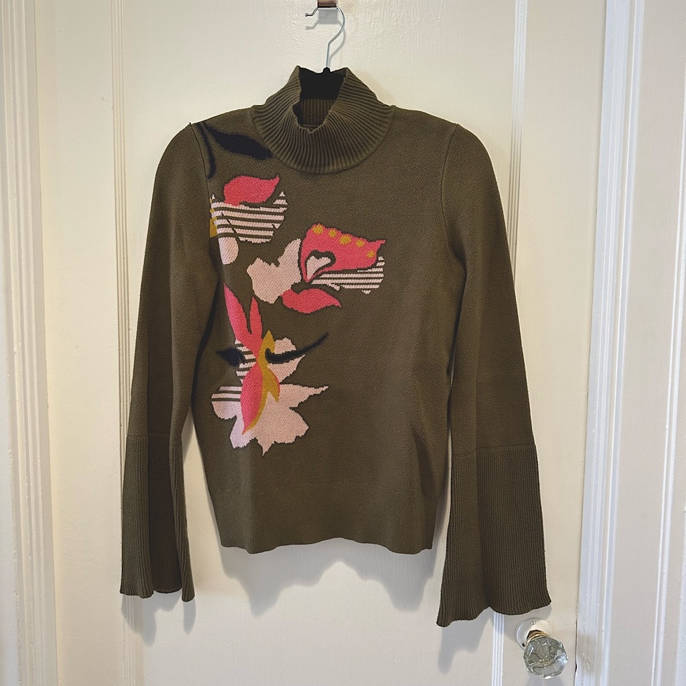 Anthropologie Bell Sleeve Sweater